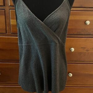 Eileen Fisher Gray Wrap Camisole with V-Neckline